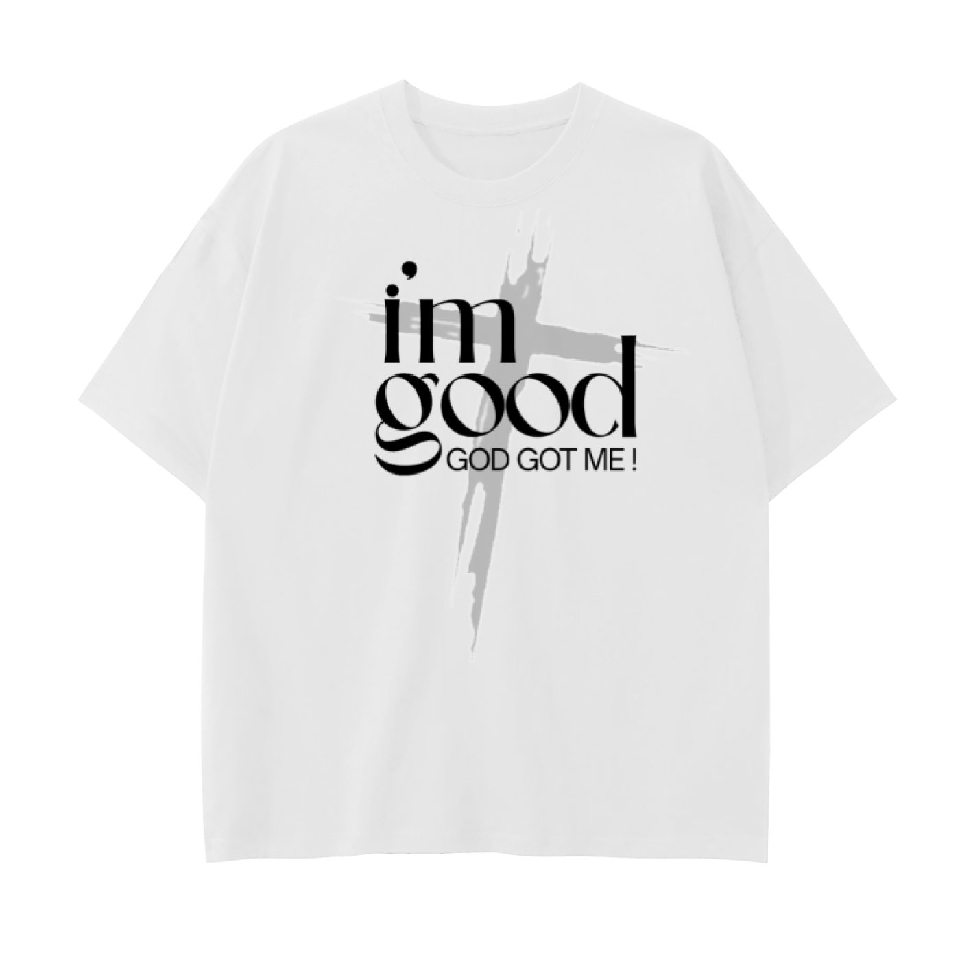 Drop Shoulder Cotton T-Shirt