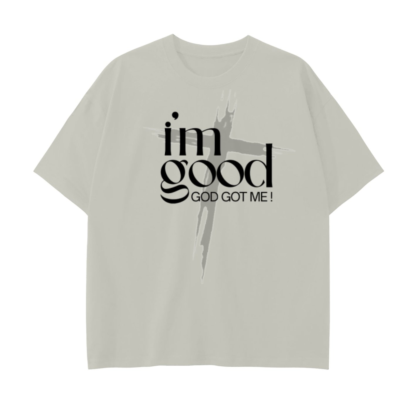 Drop Shoulder Cotton T-Shirt - Image 2